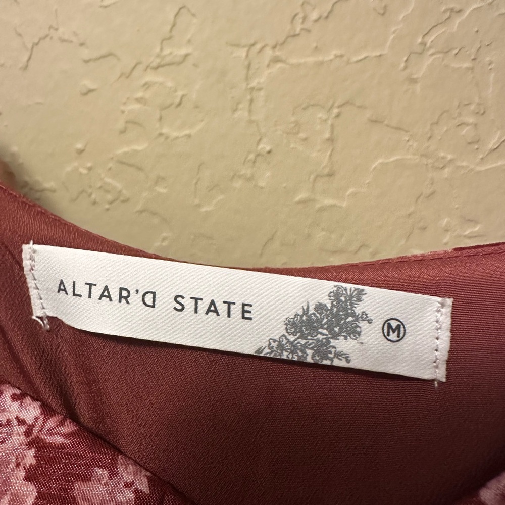 Altar'd State Pink Floral Mini Dress - Picture 9 of 9